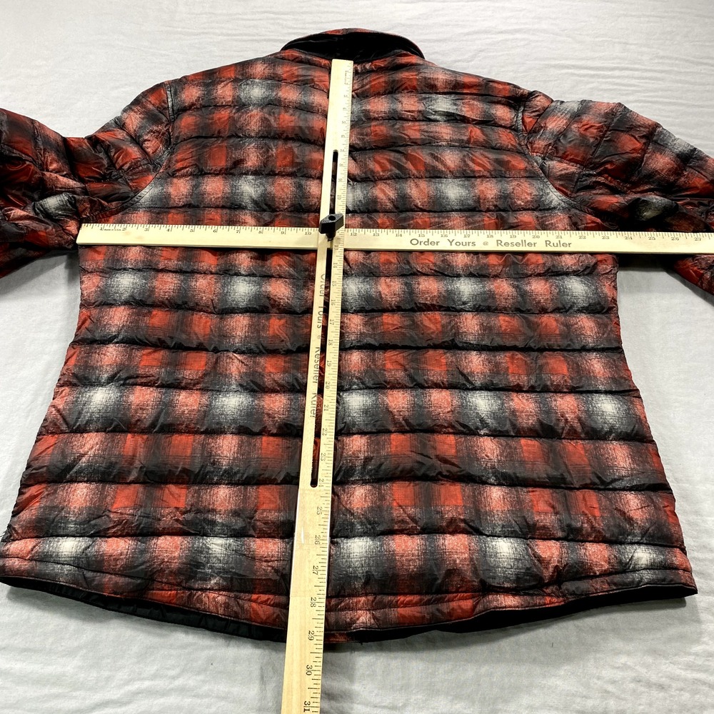 Pendleton Puffer Jacket Mens Medium Red Plaid Duc… - image 6
